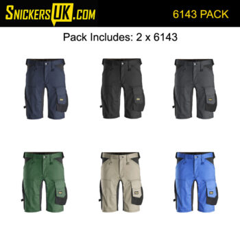 Snickers 6143 AllRoundWork Stretch Non Holster Shorts