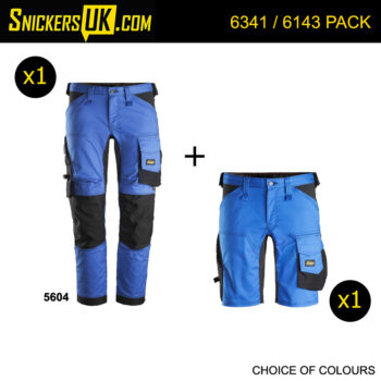Snickers AllRoundWork Stretch Non Holster Pocket Trousers & Shorts Pack