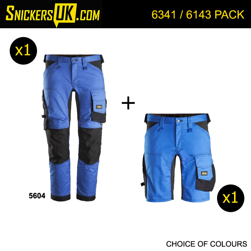 Snickers Flexi Work trousers with Kneepad & Holster Pockets 6902  snickers-online Trousers – Snickers Online