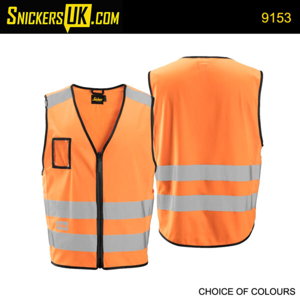 Snickers 9153 High Vis Vest CL2