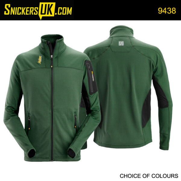 Snickers 9438 Body Mapping Micro Fleece Jacket