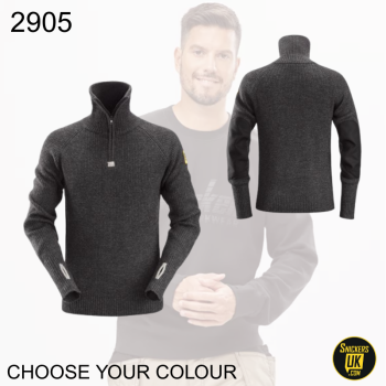 Snickers 2905 ½ Zip Wool Sweater
