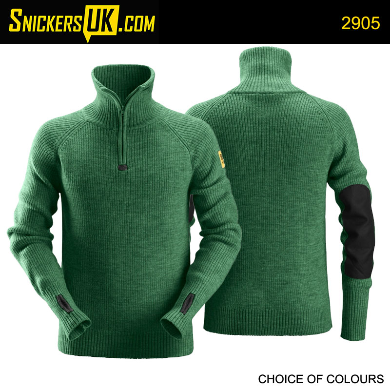Snickers 2905 ½ Zip Wool Sweater