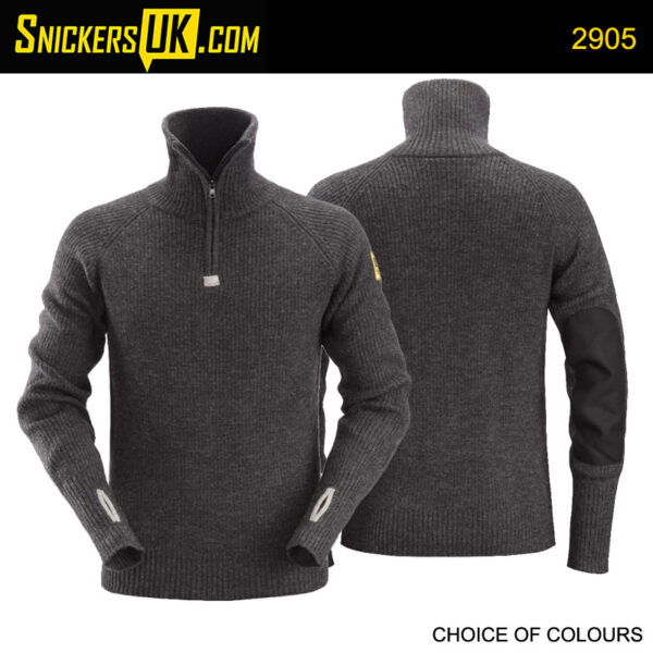 Snickers 2905 ½ Zip Wool Sweater