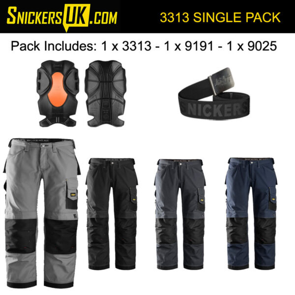 Snickers 3313 Rip Stop Non Holster Pocket Trousers Pack