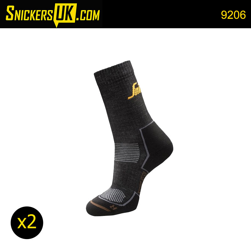 Snickers 9206 RuffWork Cordura Wool Socks