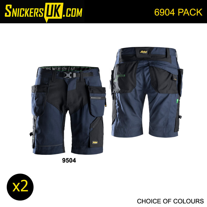 Snickers 6904 FlexiWork Holster Pocket Shorts Pack
