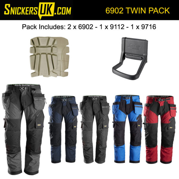 Snickers 6902 FlexiWork Holster Pocket Trousers Pack
