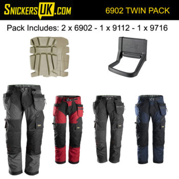 Snickers 6902 FlexiWork Holster Pocket Trousers Pack