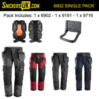 Snickers 6902 FlexiWork Holster Pocket Trousers Pack - Snickers Workwear