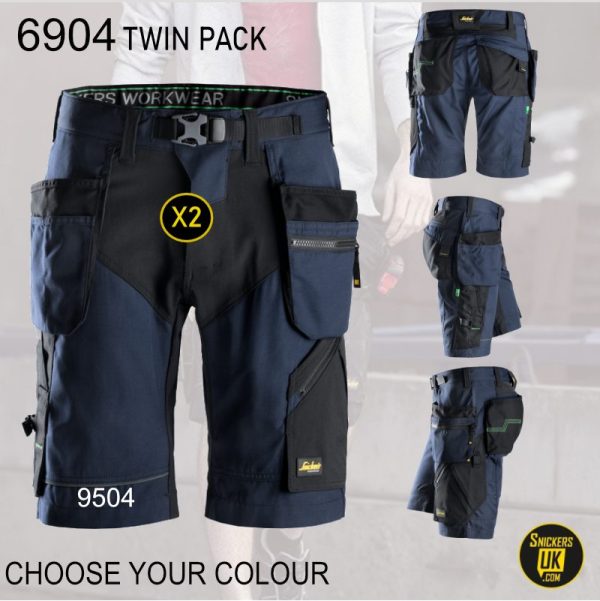 Snickers 6904 FlexiWork Holster Pocket Shorts Pack