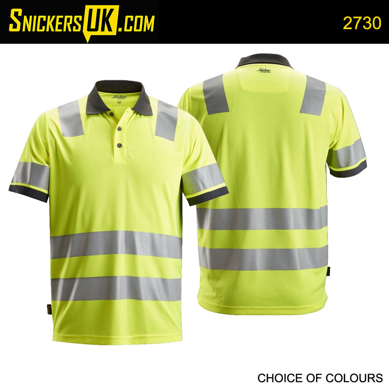 Snickers 2730 AllRoundWork High Vis Polo Shirt