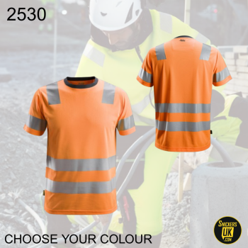 Snickers 2530 AllRoundWork High Vis T Shirt
