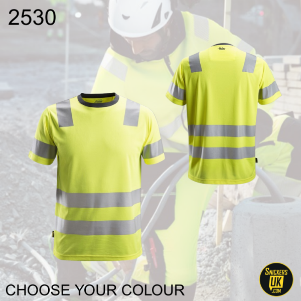 Snickers 2530 AllRoundWork High Vis T Shirt