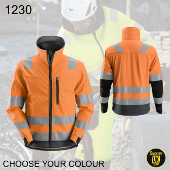 Snickers 1230 AllroundWork High-Vis Softshell Jacket