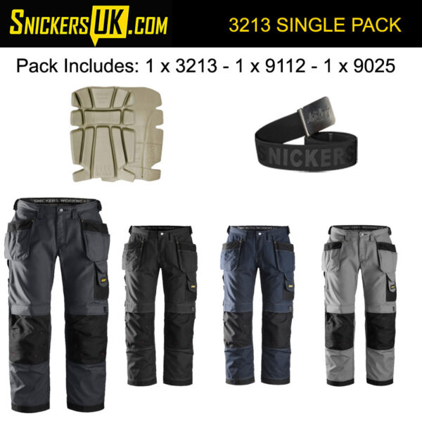 Snickers 3213 Rip Stop Holster Pocket Trousers Pack