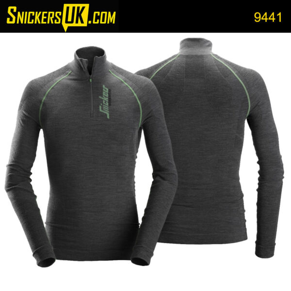 Snickers 9441 FlexiWork Seamless Wool Long Sleeve Shirt