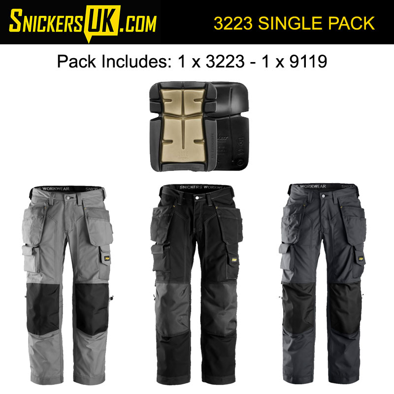 Snickers 3223 FloorLayers Trousers Pack 