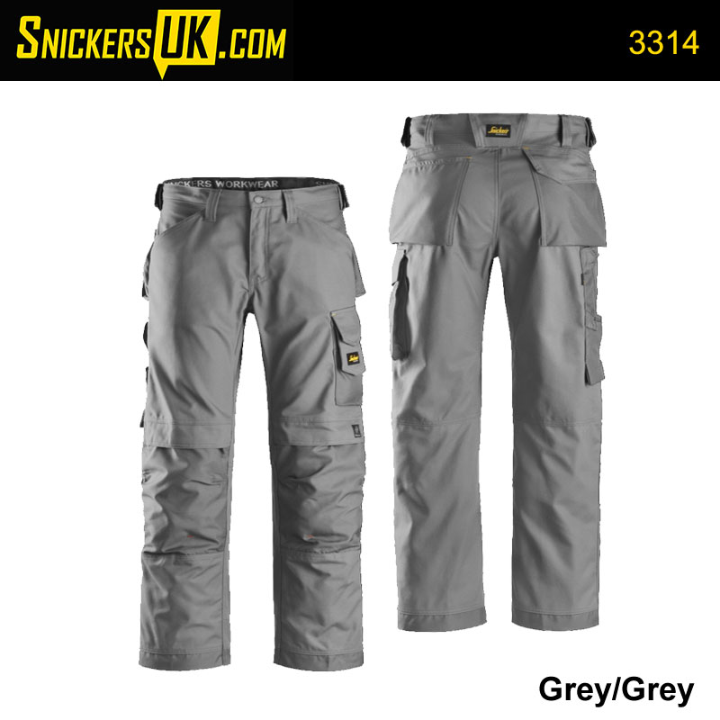 Snickers Workwear Handwerker Arbeitshose Größe 54 Farbe Grey 3314 