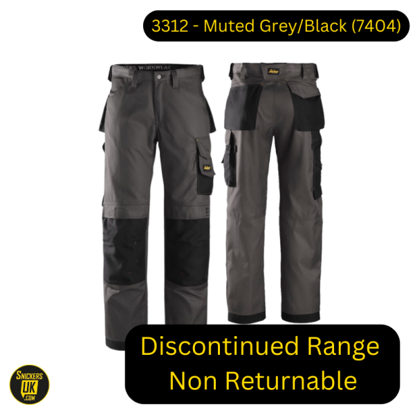 Snickers 3312 Duratwill Non Holster Pocket Trousers