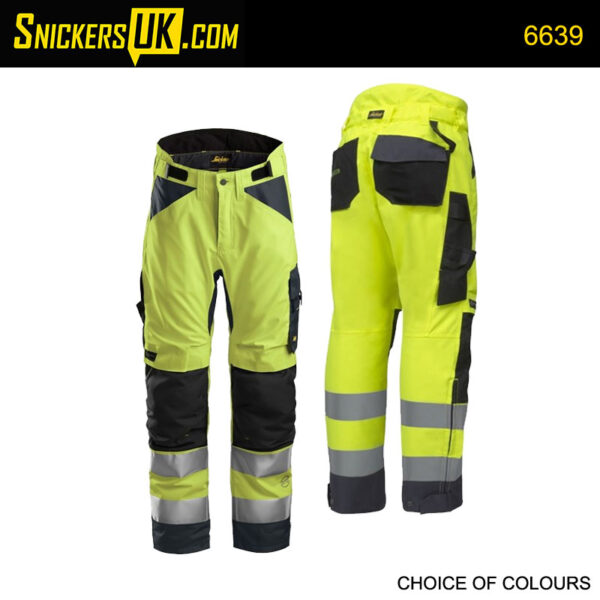 Snickers 6639 AllroundWork Hi Vis 37.5 Insulated Trousers