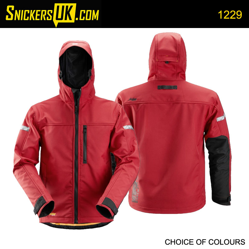 Snickers 1229 AllRoundWork Soft Shell Hooded Jacket