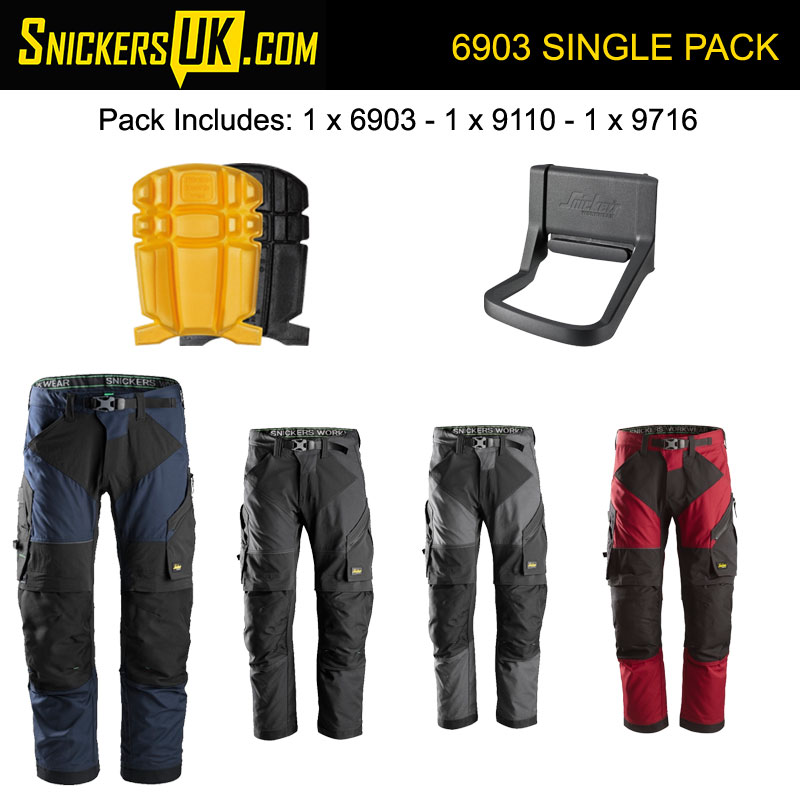 Snickers 6903 FlexiWork Non Holster Pocket Trousers