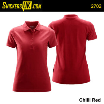 Snickers 2702 Women's Polo Shirt Chilli Red - Snickers Workwear