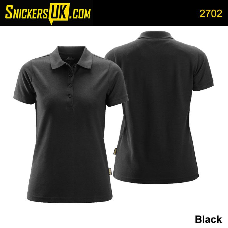 Snickers 2702 Women's Polo Shirt Black - Snickers Workwear