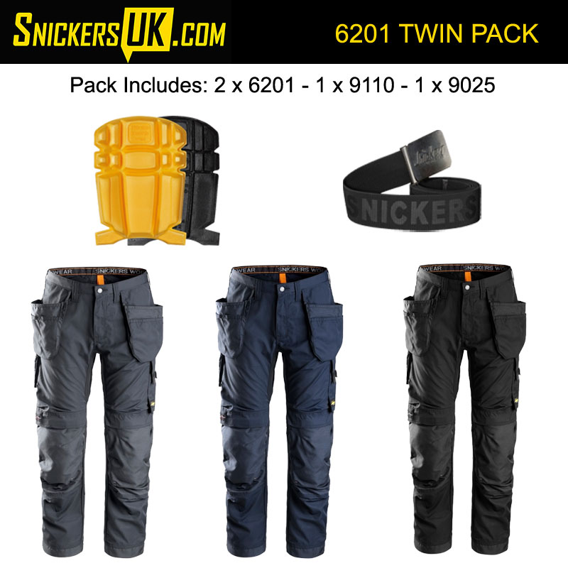 Snickers 6201 AllRoundWork Holster Pocket Trousers Pack