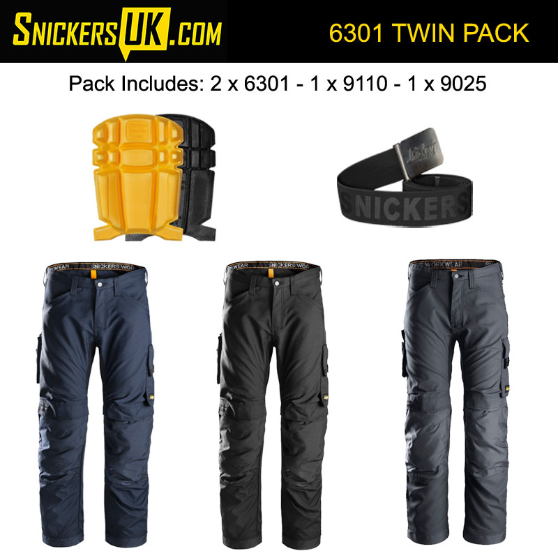 Snickers 6301 AllRoundWork Non Holster Pocket Trousers Pack