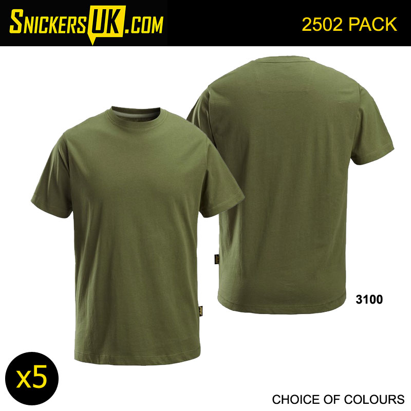 Snickers 2502 Classic T Shirt Pack