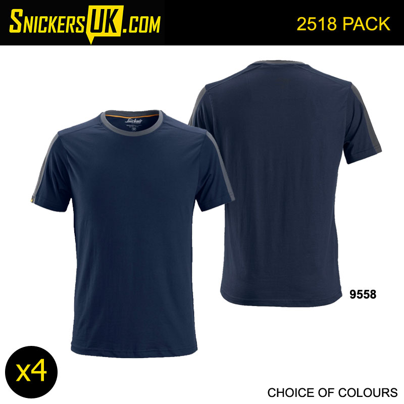Snickers 2518 AllRoundWork T Shirt Pack