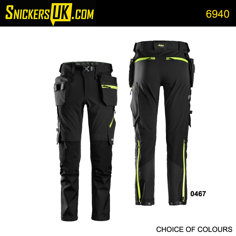 Snickers 6940 FlexiWork Soft Stretch Holster Pocket Trousers