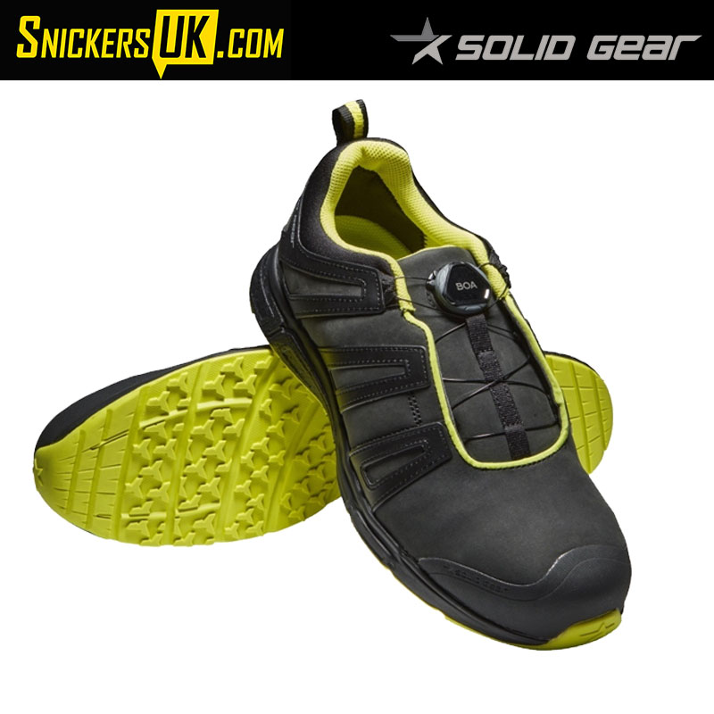 Solid Gear SG76007 Venture Lightweight Nano Toe Cap Safety Trainer Black 