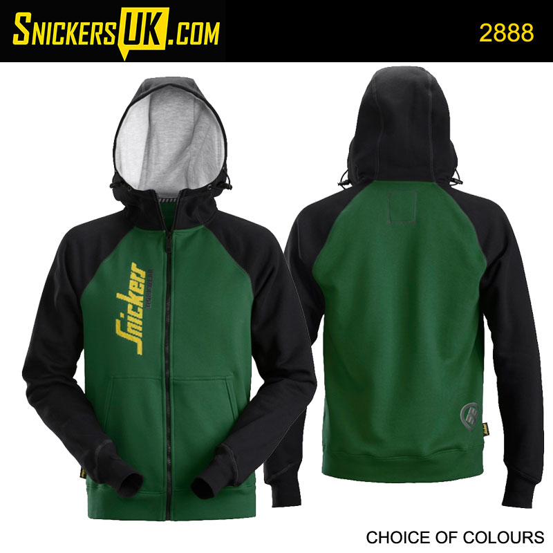 Snickers 2888 Logo Zipped Hoodie
