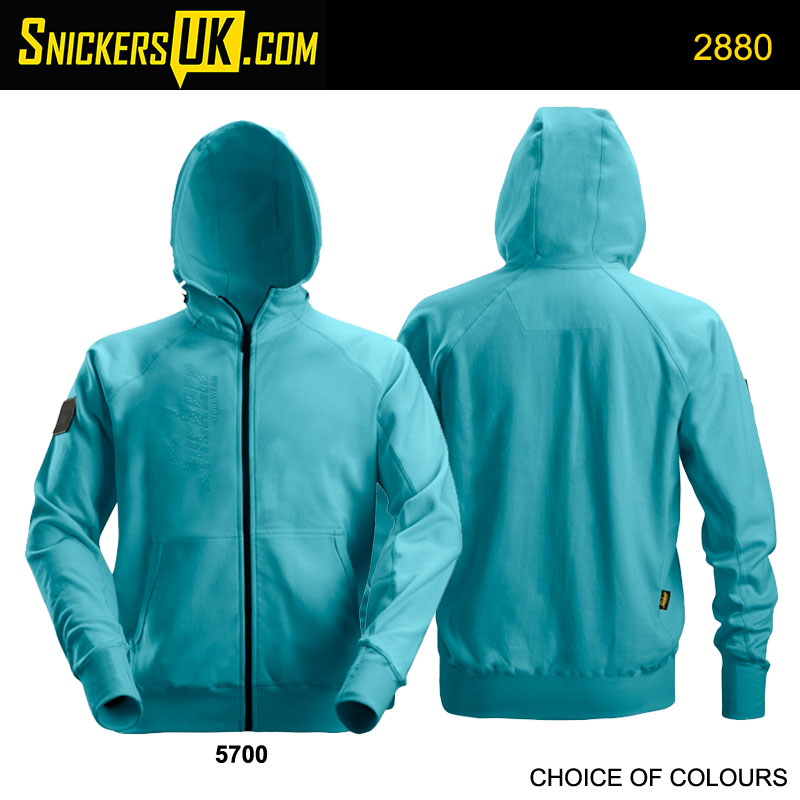 Snickers 2880 Zipped Logo Hoodie