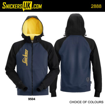 Snickers 2888 Logo Zipped Hoodie