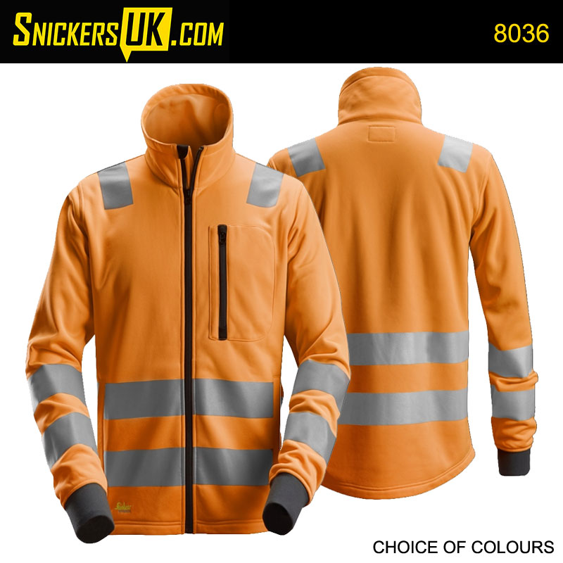 Snickers 8036 AllroundWork High-Vis Full Zip Jacket