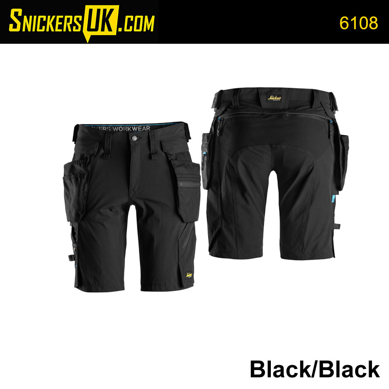 Snickers 6108 LiteWork Detachable Holster Pocket Shorts - Snickers Workwear