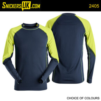 Snickers 2405 Neon Long Sleeve T Shirt