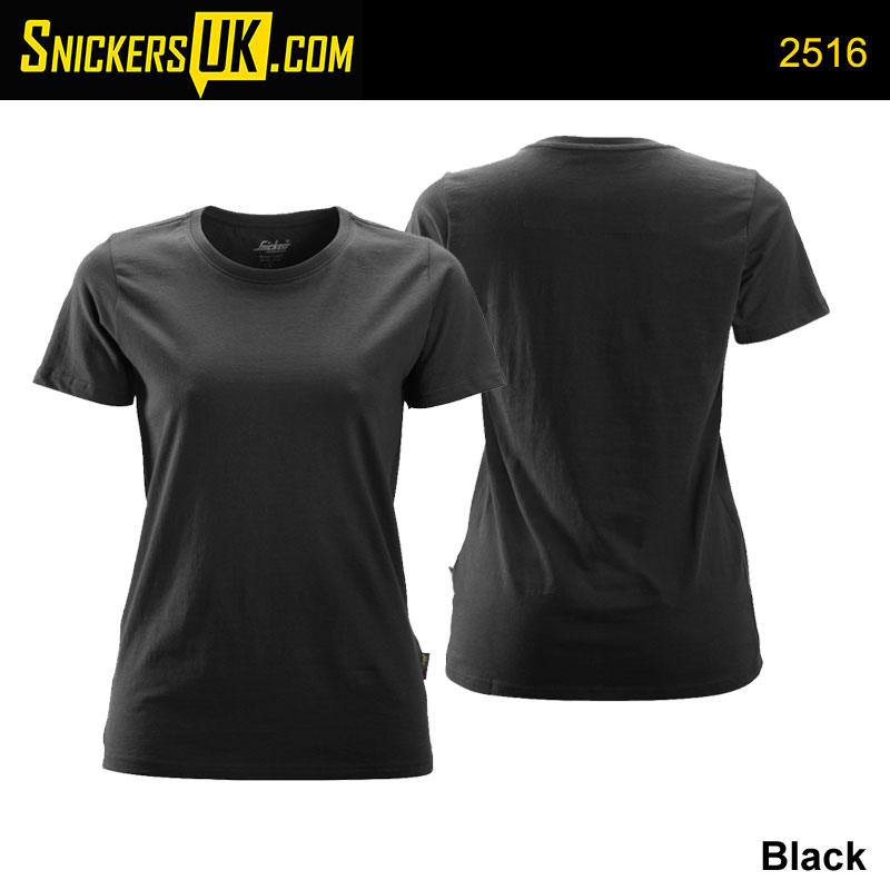 Snickers 2516 Women's T Shirt Black - Snickers Workwear