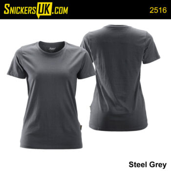 Snickers 2516 Women's T Shirt Steel Grey - Snickers Workwear