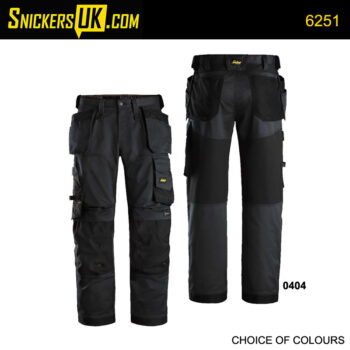 Snickers 6251 AllRoundWork Stretch Loose Fit Holster Pocket Trousers