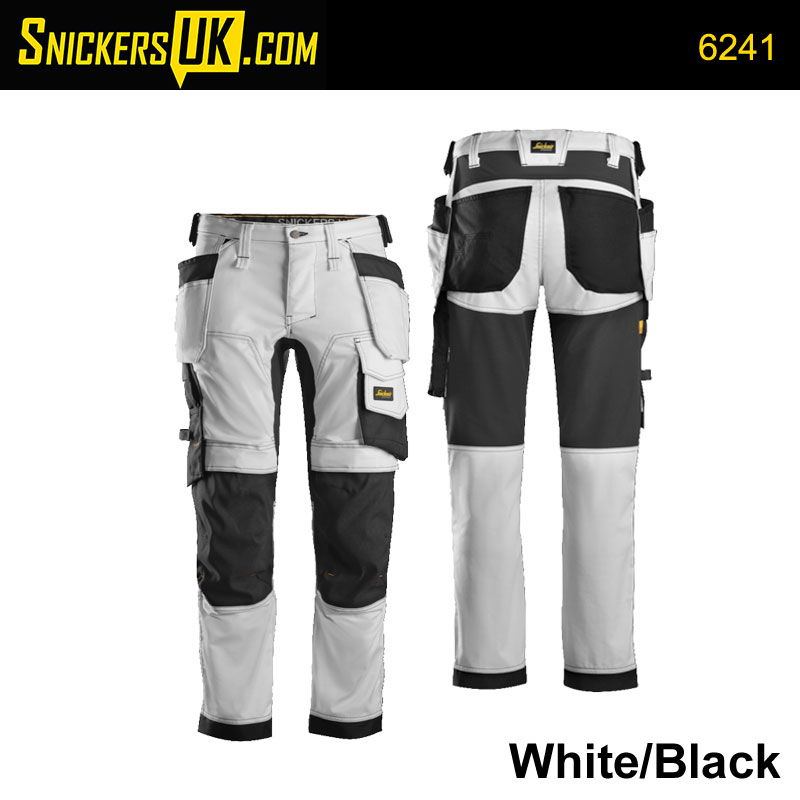 Snickers 6241 AllroundWork Stretch Work Knee Pad Trousers Khaki 