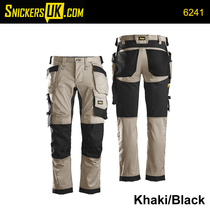 Snickers 6241 Stretch Trouser Kneepad  Holster Pocket  6241 Navy SnickersDirect 
