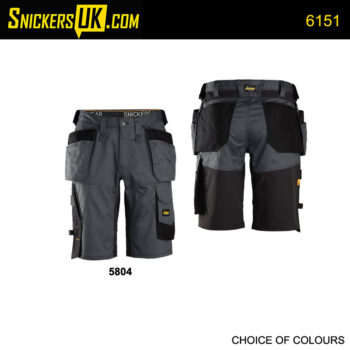 Snickers 6151 AllRoundWork Loose Fit Stretch Holster Pocket Shorts