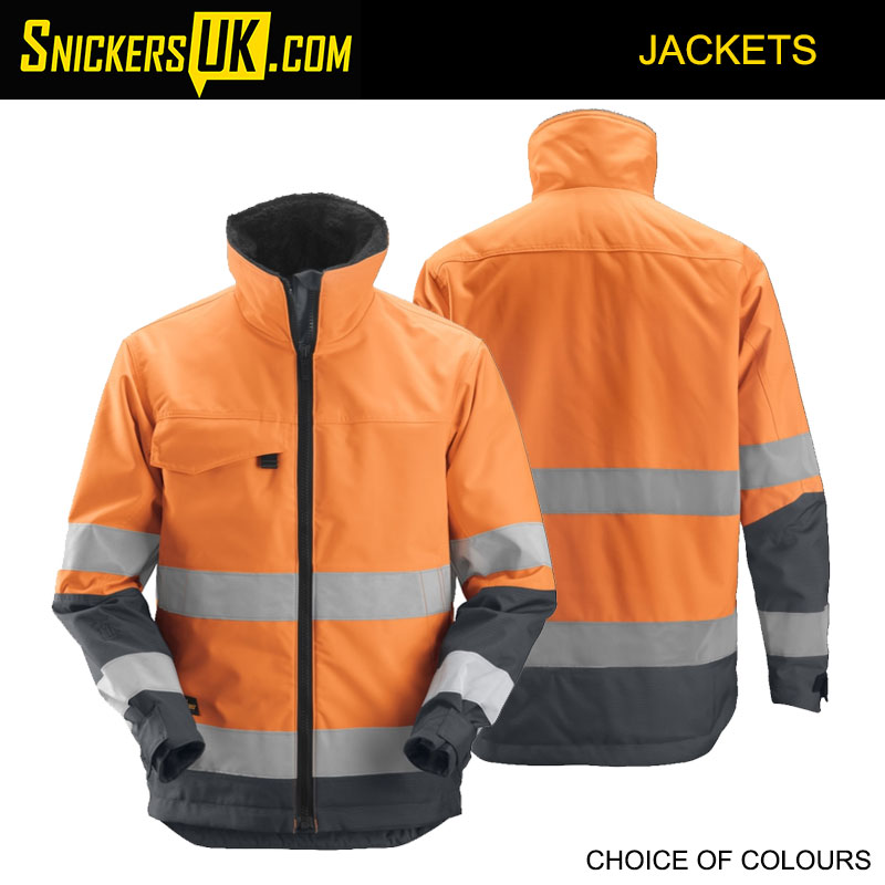 Snickers 1138 Core Hi Vis Insulated Jacket | Snickers Insulated Hi-Vis Jackets