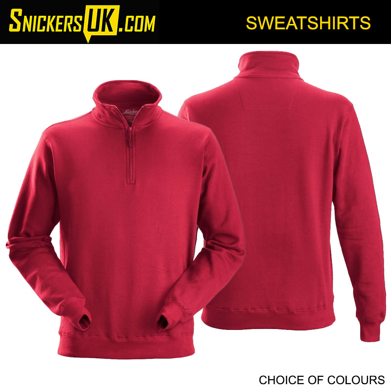 Snickers Workwear 2818 Zip Sweatshirt Mens Snickers Sweatshirt Pre