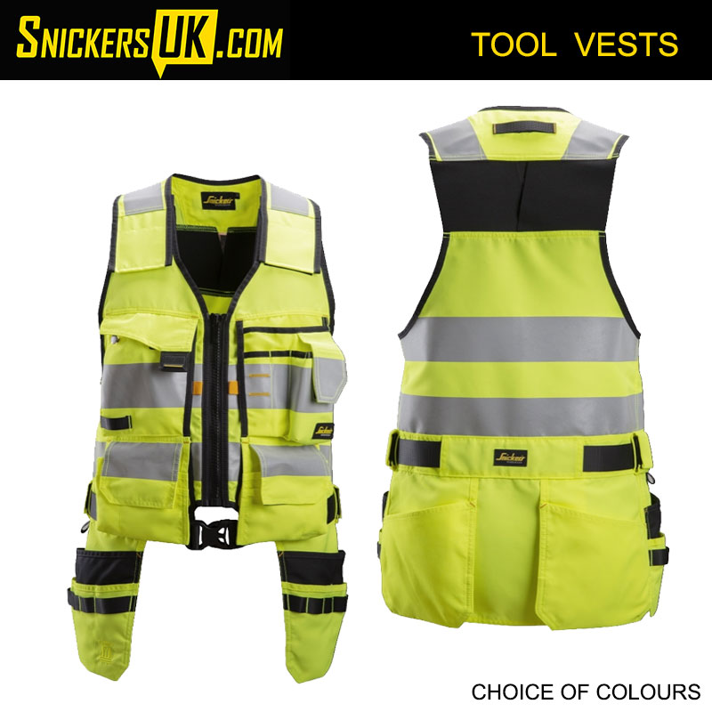 Snickers 4230 AllRoundWork High Vis Tool Vest | Snickers Workwear Tool Vests